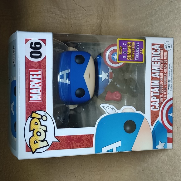 Funko Pop Captain America #06 Exclusive - Picture 2 of 4